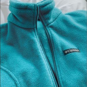 Blue Columbia zip up jacket